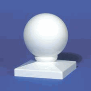 Ball Vinyl Post cap